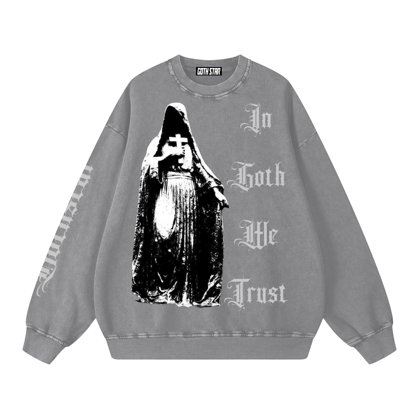 Snow Washed Oversized Sweatshirt