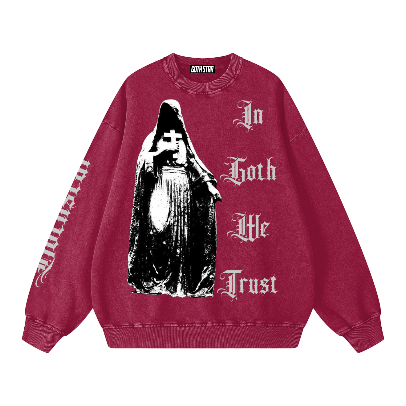 Snow Washed Oversized Sweatshirt